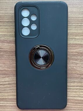 NWOT LeYi Black Hybrid Silicone Ring Case Samsung Galaxy A53 5G